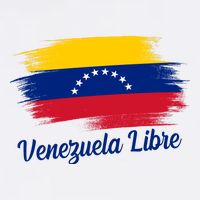 Venezuela Flag Proud American Venezuela Libre Poster