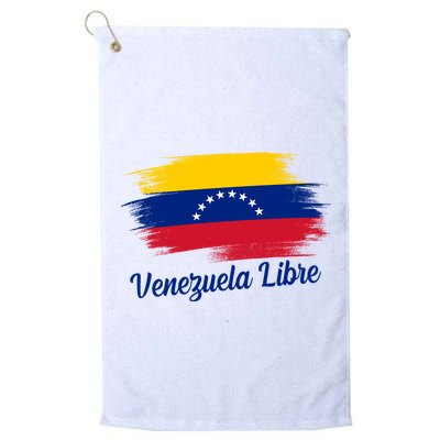 Venezuela Flag Proud American Venezuela Libre Golf Towel