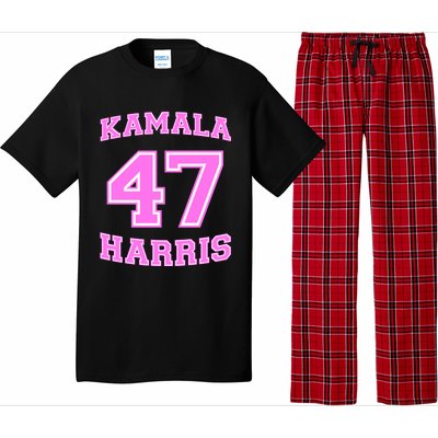 Varsity First President Harris 2024 Kamala Harris 47 Gift Pajama Set