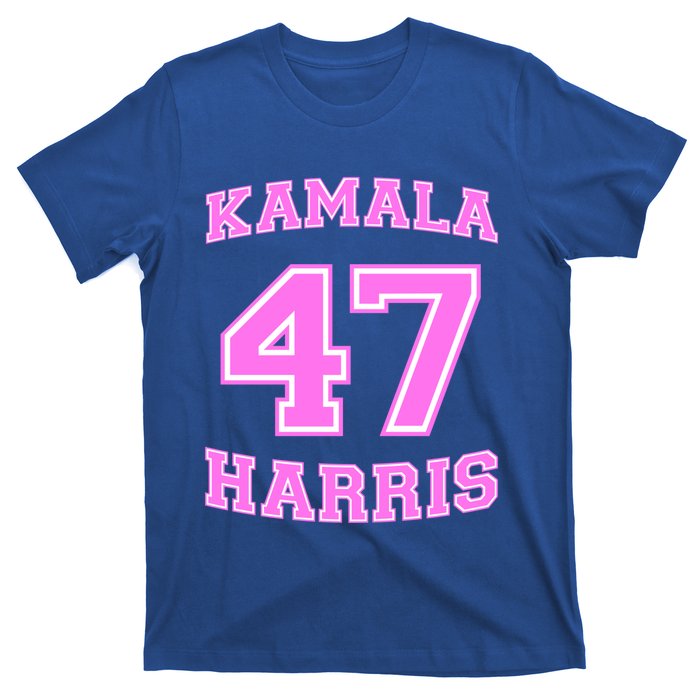 Varsity First President Harris 2024 Kamala Harris 47 Gift T-Shirt