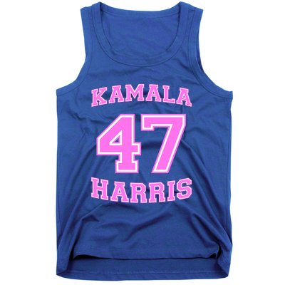 Varsity First President Harris 2024 Kamala Harris 47 Gift Tank Top