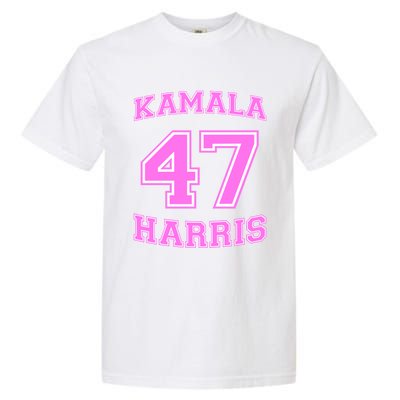 Varsity First President Harris 2024 Kamala Harris 47 Gift Garment-Dyed Heavyweight T-Shirt