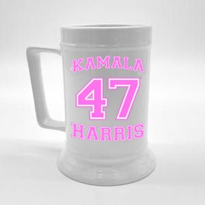 Varsity First President Harris 2024 Kamala Harris 47 Gift Beer Stein