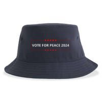 Vote For Peace 2024 Sustainable Bucket Hat