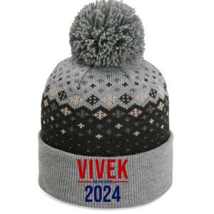 Vivek For President 2024 Election The Baniff Cuffed Pom Beanie