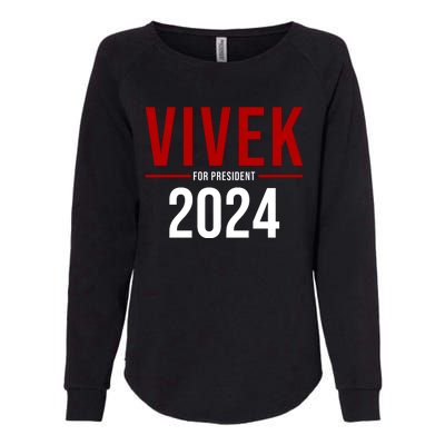 Vivek For President 2024 Election Womens California Wash Sweatshirt