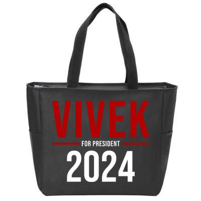 Vivek For President 2024 Election Zip Tote Bag