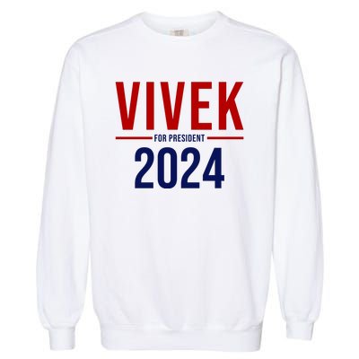 Vivek For President 2024 Election Garment-Dyed Sweatshirt