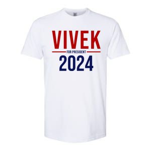 Vivek For President 2024 Election Softstyle CVC T-Shirt