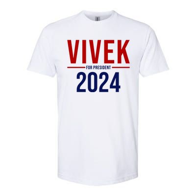 Vivek For President 2024 Election Softstyle CVC T-Shirt