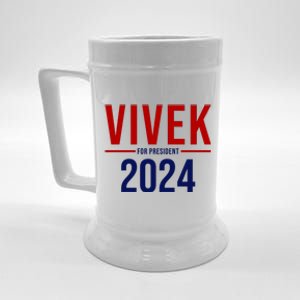 Vivek For President 2024 Election Beer Stein