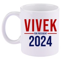 Vivek For President 2024 Election 11oz C Handle Ceramic Mug