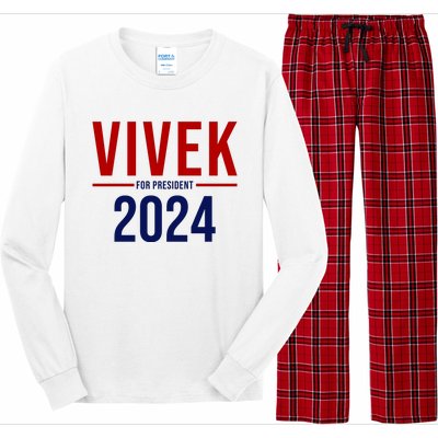 Vivek For President 2024 Election Long Sleeve Pajama Set