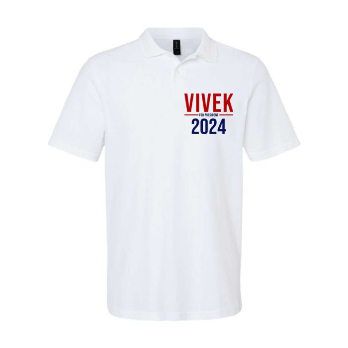 Vivek For President 2024 Election Softstyle Adult Sport Polo