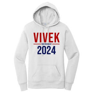 Vivek For President 2024 Election Women's Pullover Hoodie