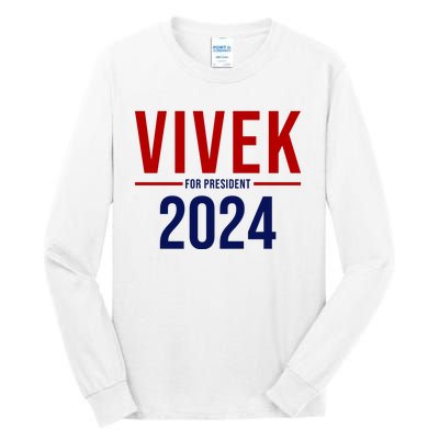 Vivek For President 2024 Election Tall Long Sleeve T-Shirt