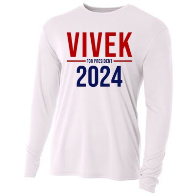 Vivek For President 2024 Election Cooling Performance Long Sleeve Crew