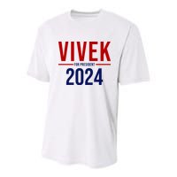 Vivek For President 2024 Election Youth Performance Sprint T-Shirt