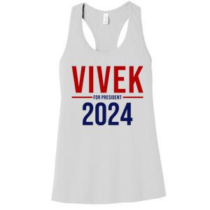 Vivek For President 2024 Election Women's Racerback Tank