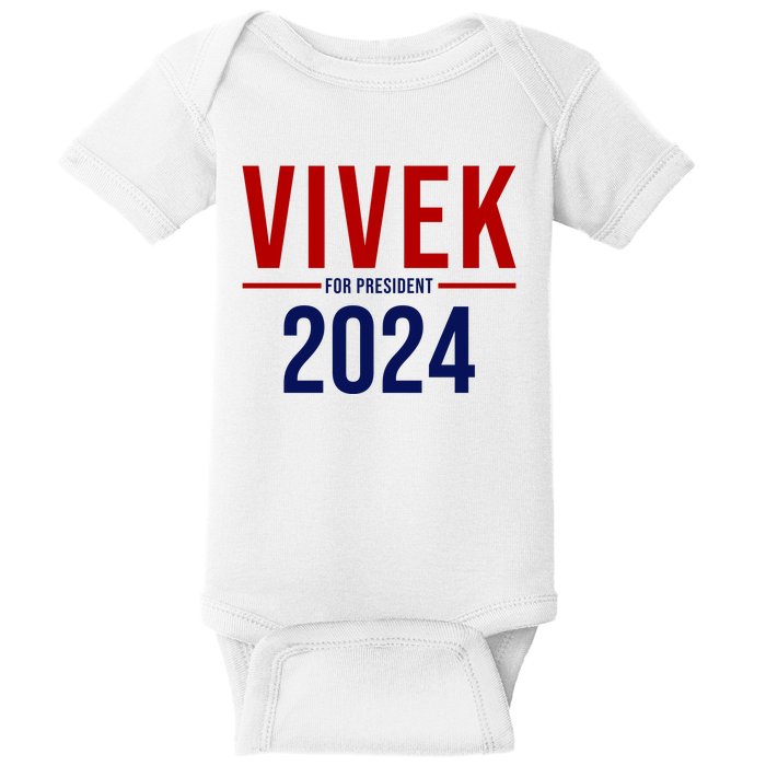 Vivek For President 2024 Election Baby Bodysuit