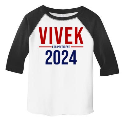 Vivek For President 2024 Election Toddler Fine Jersey T-Shirt