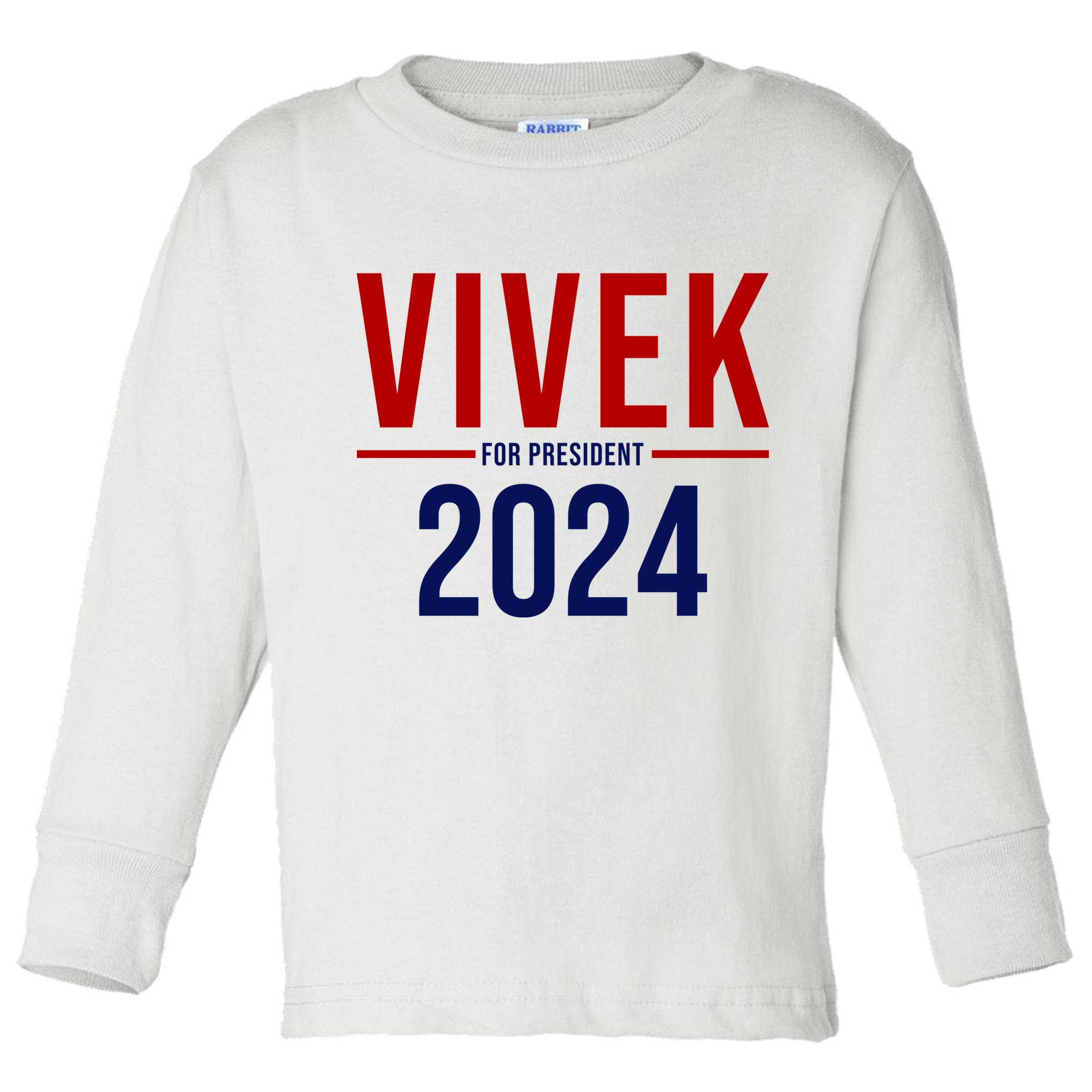 Vivek For President 2024 Election Toddler Long Sleeve Shirt
