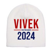 Vivek For President 2024 Election Short Acrylic Beanie