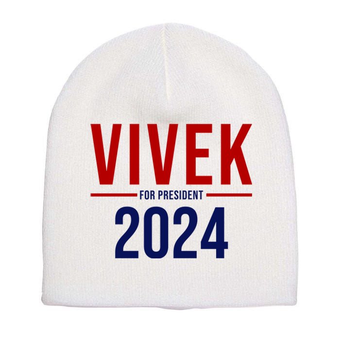 Vivek For President 2024 Election Short Acrylic Beanie