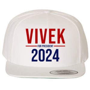 Vivek For President 2024 Election Wool Snapback Cap