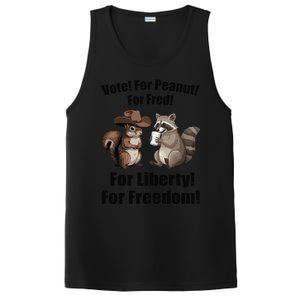 Vote For Peanut For Fred For Liberty For Freedom PosiCharge Competitor Tank