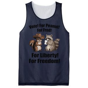 Vote For Peanut For Fred For Liberty For Freedom Mesh Reversible Basketball Jersey Tank