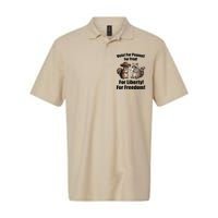 Vote For Peanut For Fred For Liberty For Freedom Softstyle Adult Sport Polo