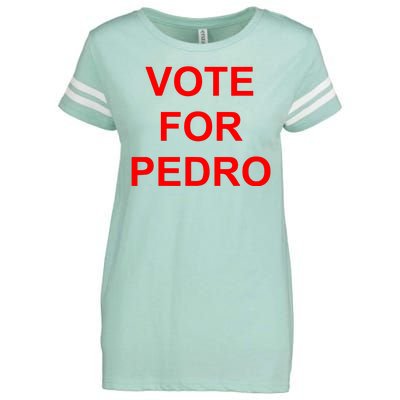 Vote Fro Pedro Ringer Enza Ladies Jersey Football T-Shirt