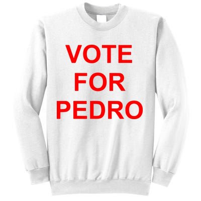 Vote Fro Pedro Ringer Sweatshirt