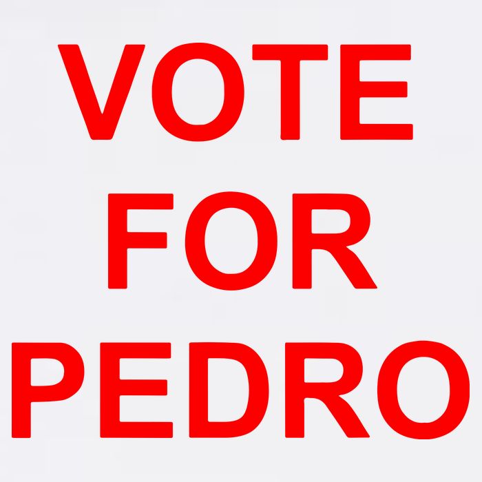 Vote Fro Pedro Ringer Youth Performance Sprint T-Shirt