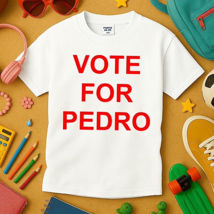 Vote Fro Pedro Ringer Kids T-Shirt