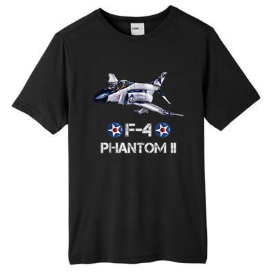 Vintage F4 Phantom II Jet Military Aviation Tall Fusion ChromaSoft Performance T-Shirt