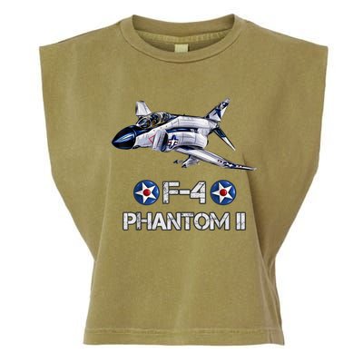 Vintage F4 Phantom II Jet Military Aviation Garment-Dyed Women's Muscle Tee