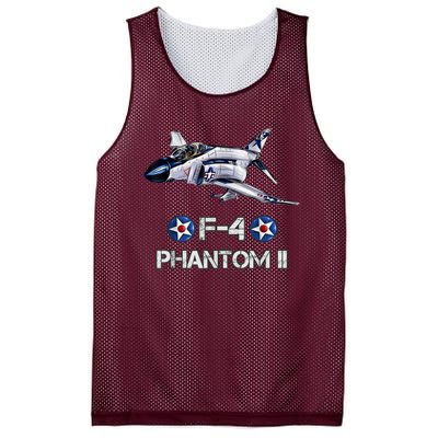 Vintage F4 Phantom II Jet Military Aviation Mesh Reversible Basketball Jersey Tank