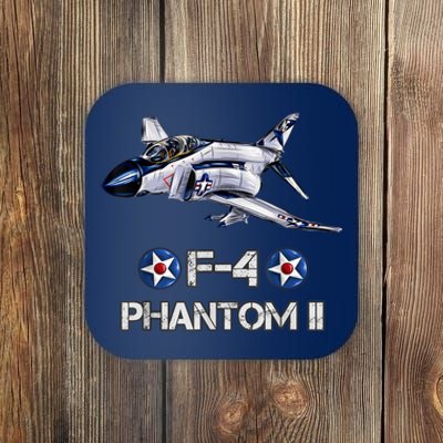 Vintage F4 Phantom II Jet Military Aviation Coaster