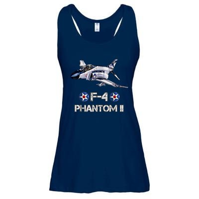 Vintage F4 Phantom II Jet Military Aviation Ladies Essential Flowy Tank