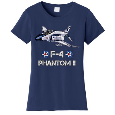 Vintage F4 Phantom II Jet Military Aviation Women's T-Shirt