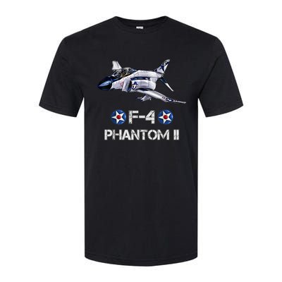 Vintage F4 Phantom II Jet Military Aviation Softstyle CVC T-Shirt