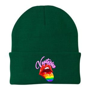 Vagitarian Funny Pride Rainbow LGBT Gay Lesbian Knit Cap Winter Beanie