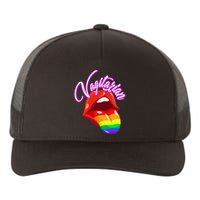 Vagitarian Funny Pride Rainbow LGBT Gay Lesbian Yupoong Adult 5-Panel Trucker Hat