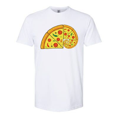 vintage Fibonacci Pizza Funny Math Teacher Softstyle® CVC T-Shirt