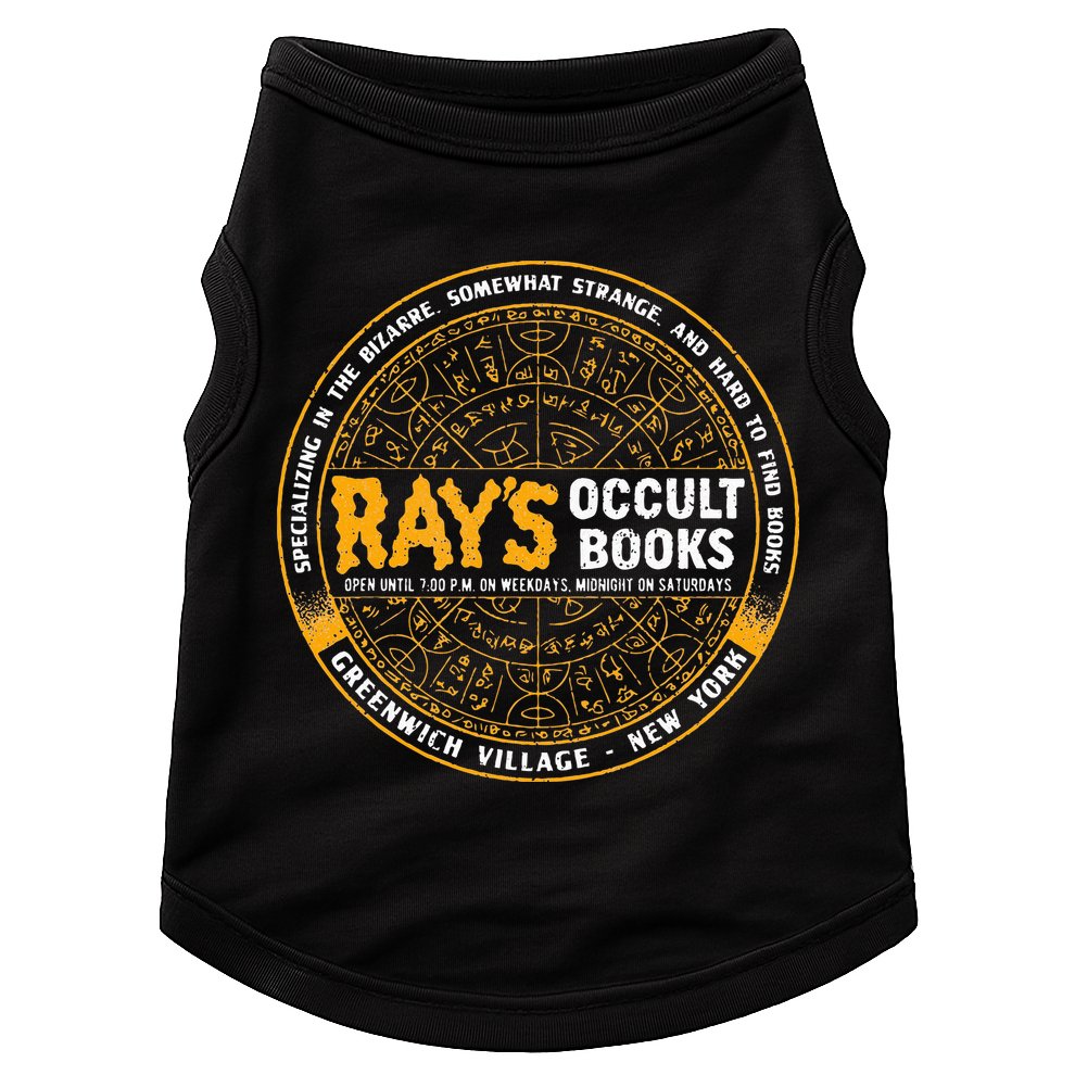 Vintage Funny Quote RayS Occult Retro Spiritual Books Doggie Tank