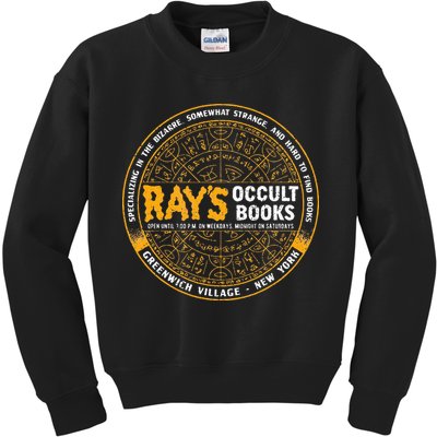 Vintage Funny Quote RayS Occult Retro Spiritual Books Kids Sweatshirt