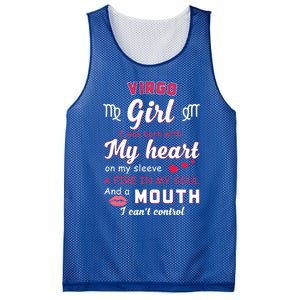 Virgo Funny Quote With Zodiac Sign Birthday Gift Mesh Reversible Basketball Jersey Tank