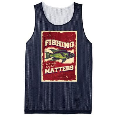 Vintage Fishing Quote Poster Design Mesh Reversible Basketball Jersey Tank